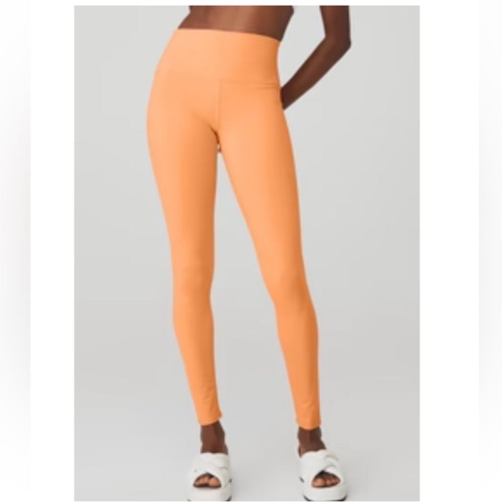 ALO Yoga Orange Cream Leggings